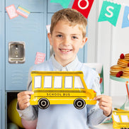 BTS1241 - School Bus Shaped Plate