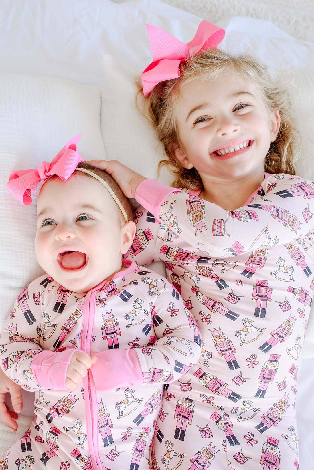 Two-Piece Bamboo Pajamas | Toy Soldier Pink