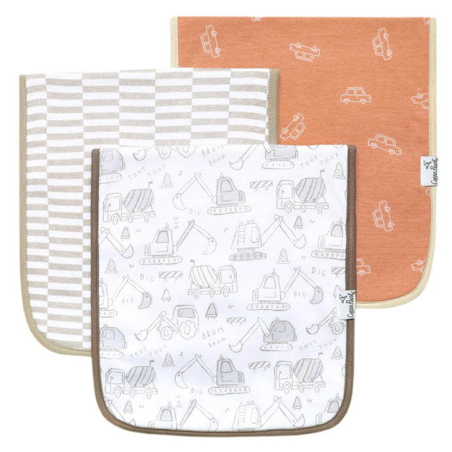 3 Pack Premium Burp Cloths - Gage