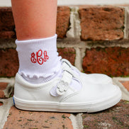White Ripple Socks
