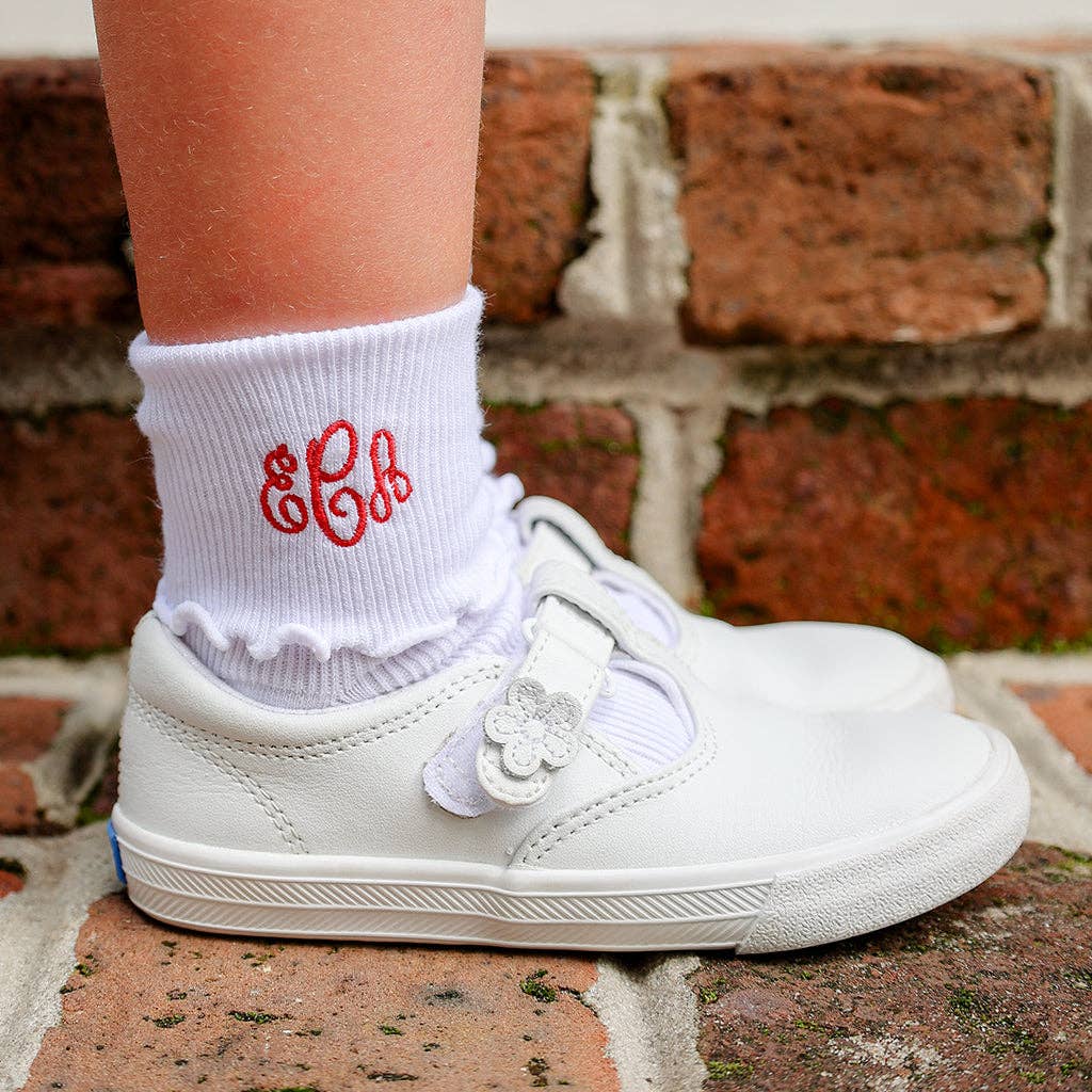 White Ripple Socks
