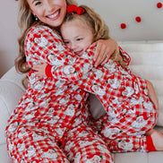 Christmas Bamboo Two-Piece Pajama Set | Cozy Claus
