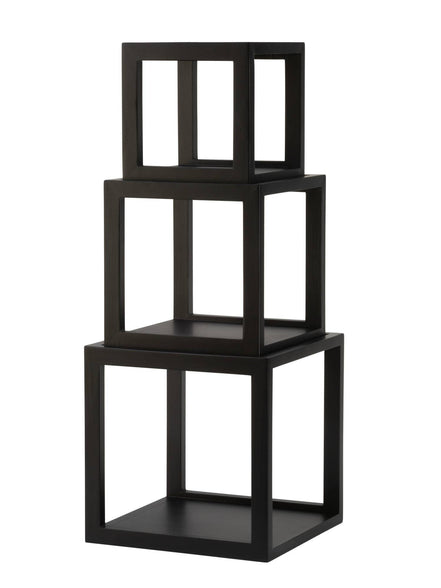 Wood Cube Risers (Set of 3 or 6)