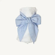Bow Swaddle - Seersucker