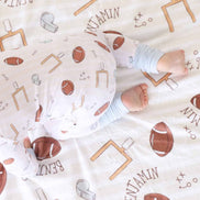 Tiny Touchdowns Convertible Zip Romper | Neutral