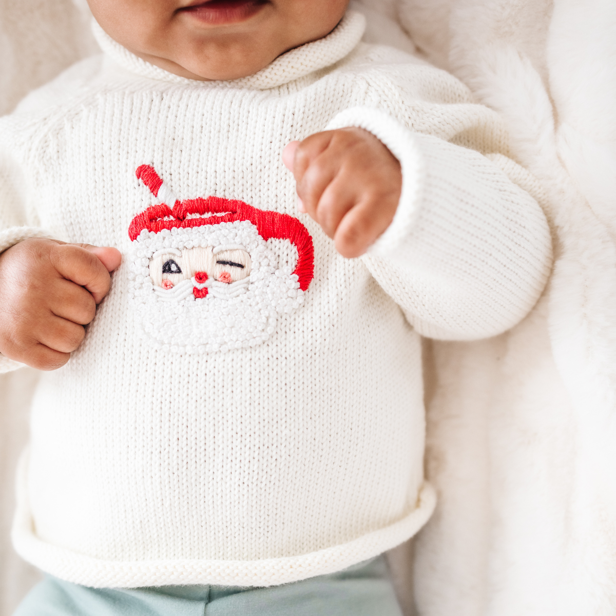 Santa's Treats Pullover Sweater - Ivory