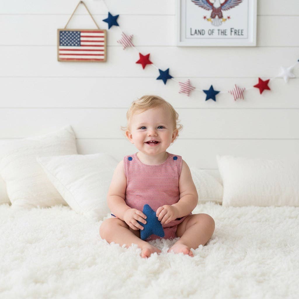 Red and Blue Patriotic Bubble