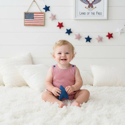 Red and Blue Patriotic Bubble