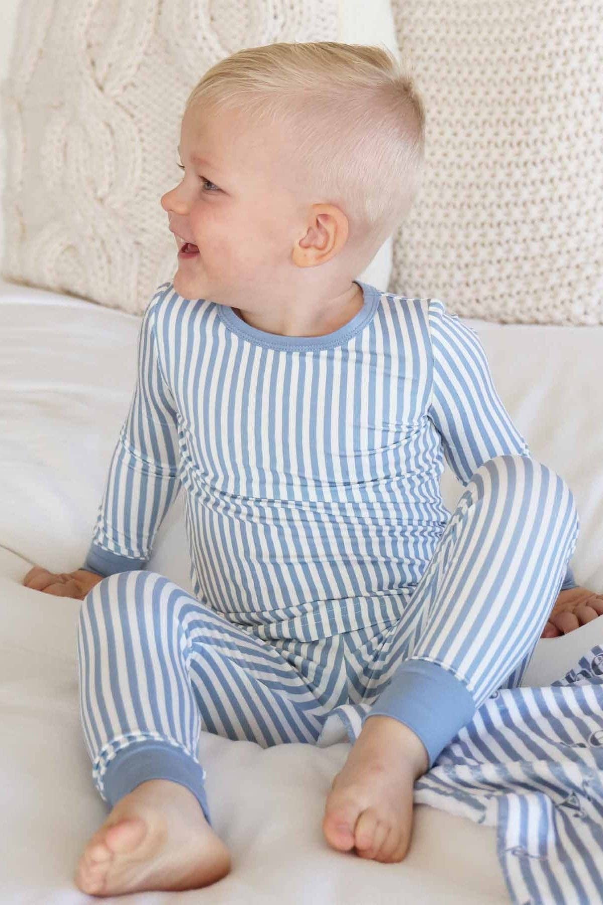 Two-Piece Pajama Set | Snuggle Stripes