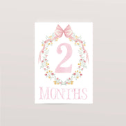 Baby Milestone Scripture Cards for Memory Keeping/ baby book (Pink)