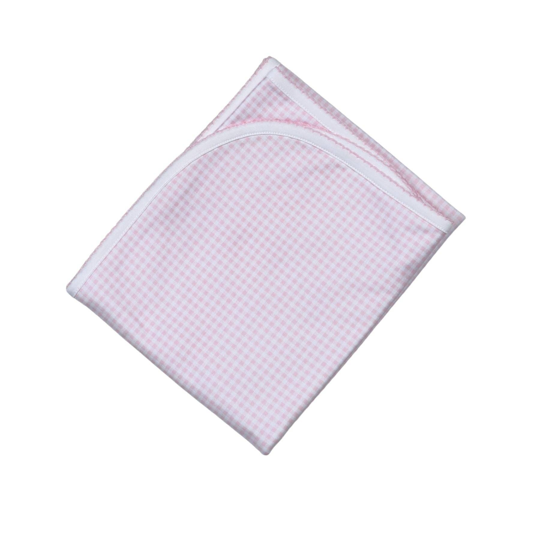 PGG-016 Pink Gingham Receiving Blanket 28