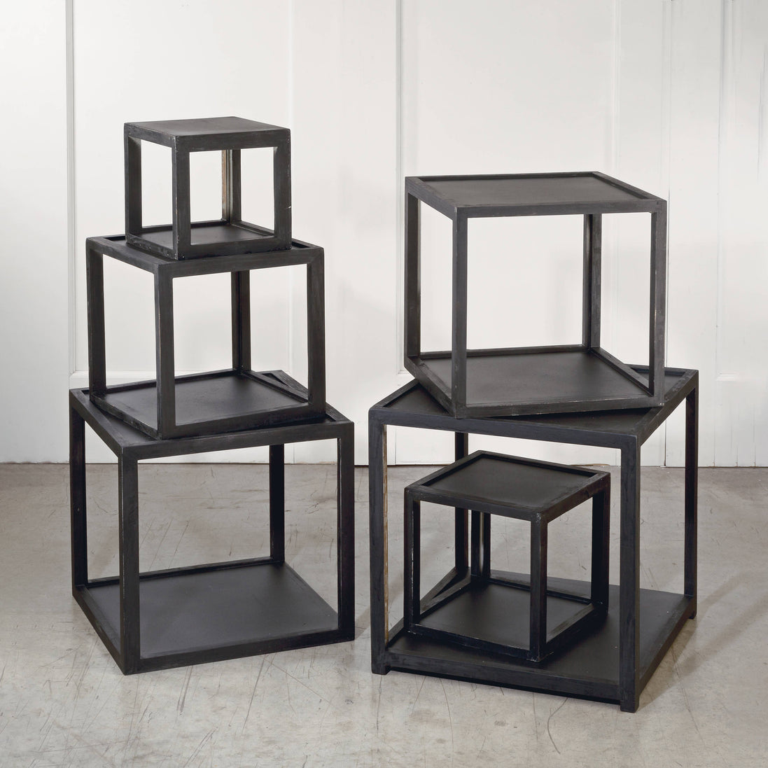 Wood Cube Risers (Set of 3 or 6)