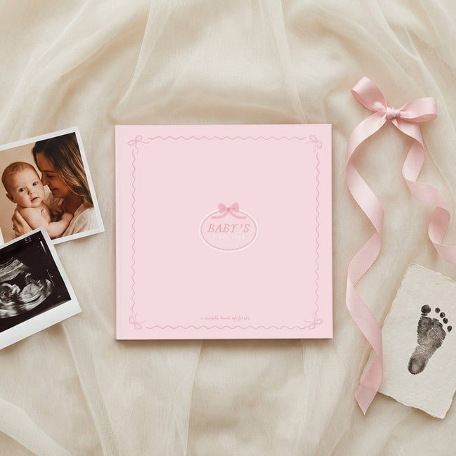 Bowkissed Blush Baby Memory Book