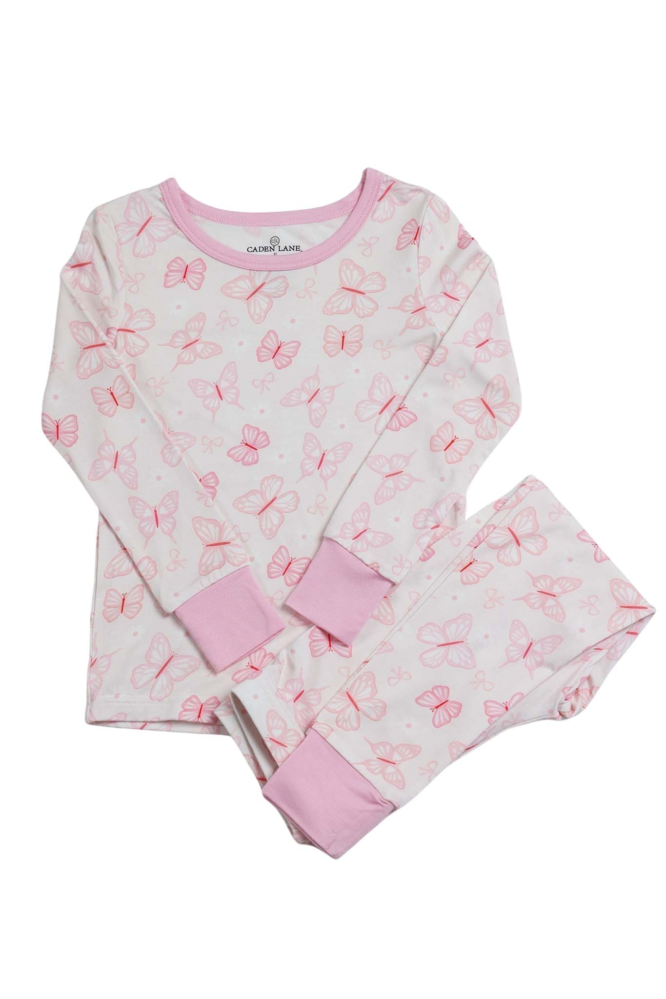 Two-Piece Bamboo Pajama Set | Blooming Butterflies