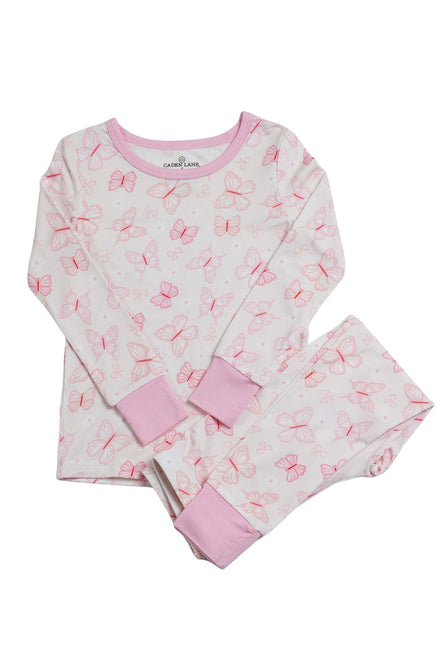 Two-Piece Bamboo Pajama Set | Blooming Butterflies