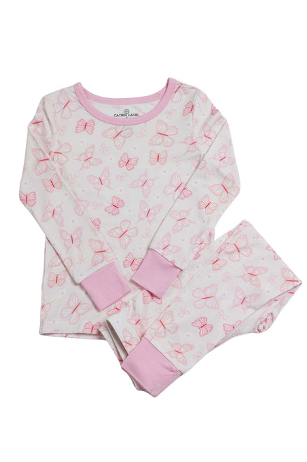 Two-Piece Bamboo Pajama Set | Blooming Butterflies