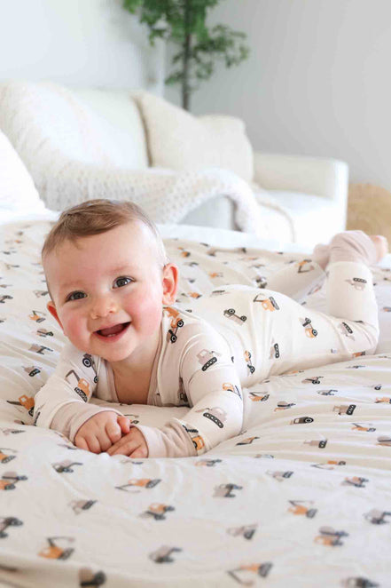 Convertible Zip Romper | Little Builder