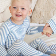 Two-Piece Pajama Set | Snuggle Stripes