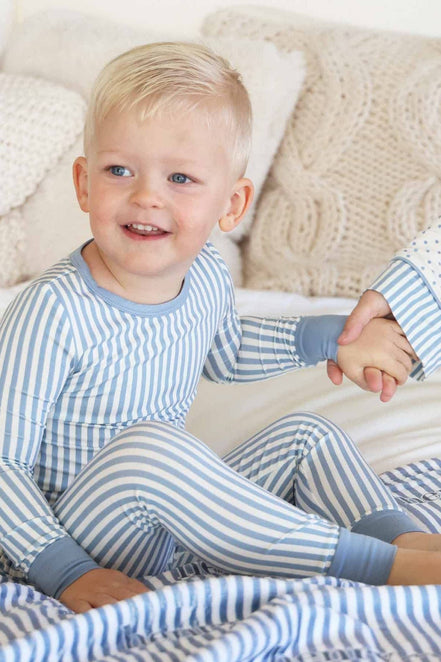 Two-Piece Pajama Set | Snuggle Stripes