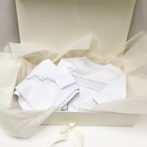 Sweetly Smocked Greetinggown - Boy