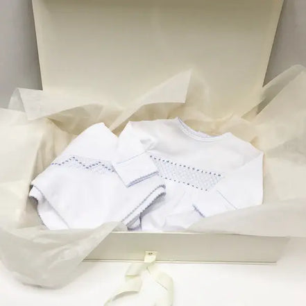 Sweetly Smocked Greetinggown - Boy