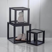 Wood Cube Risers (Set of 3 or 6)