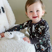 Halloween Glow-in-the-Dark Convertible Bamboo Zip Romper | Eye Want Candy
