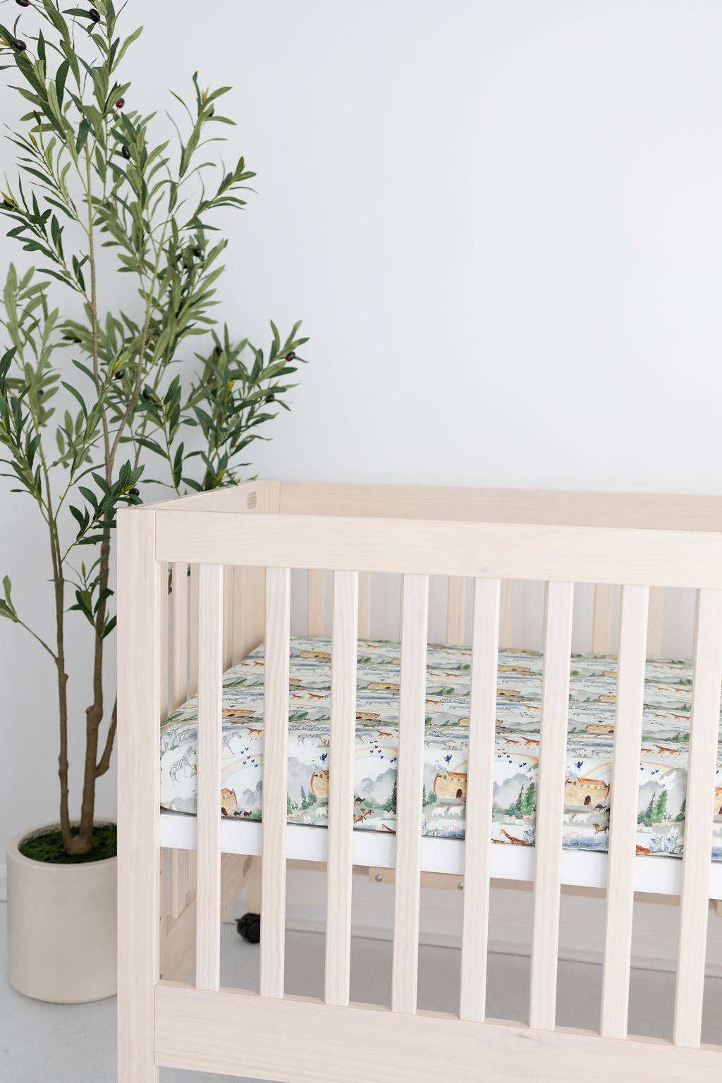 Noah's Ark Crib Sheet