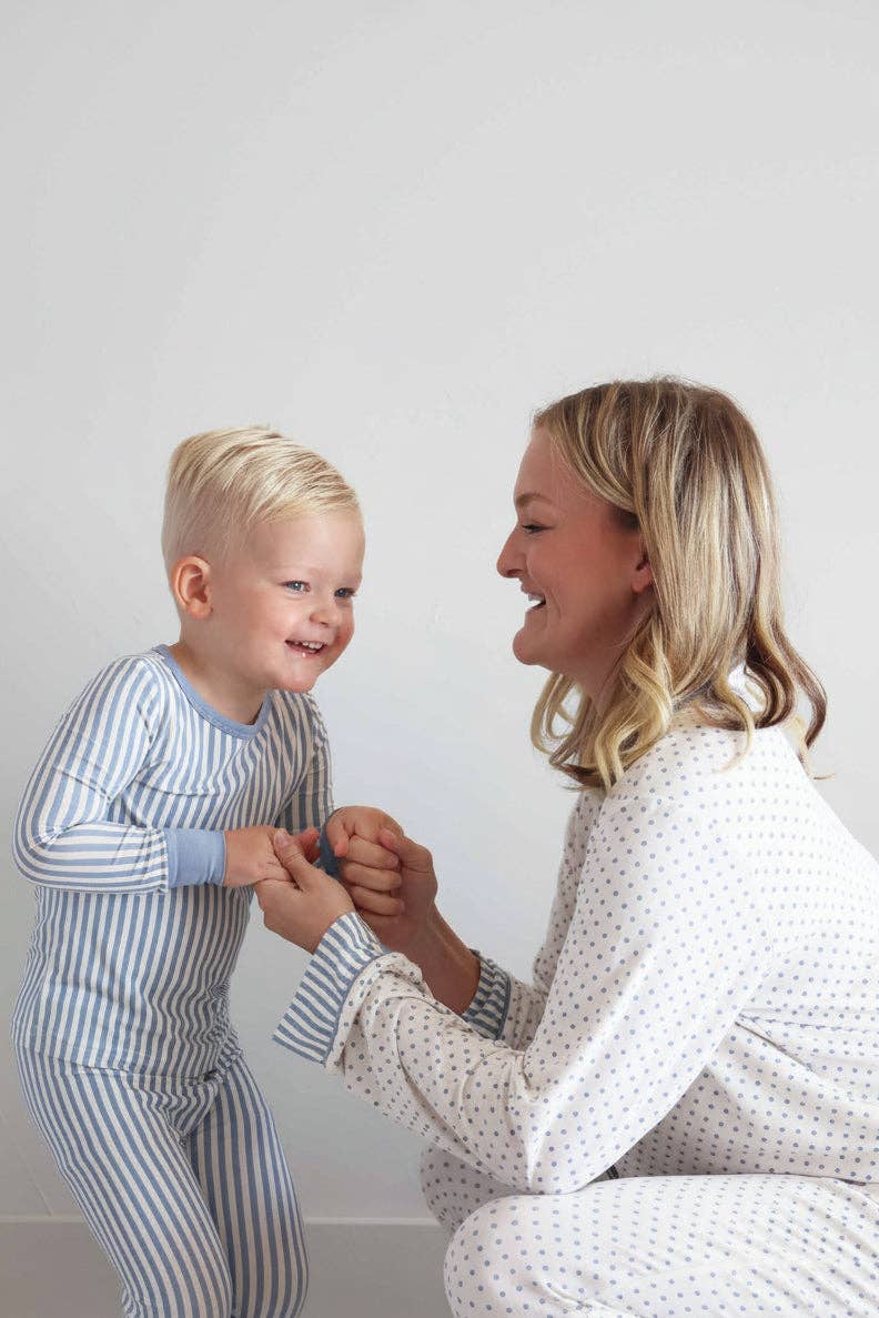 Two-Piece Pajama Set | Snuggle Stripes