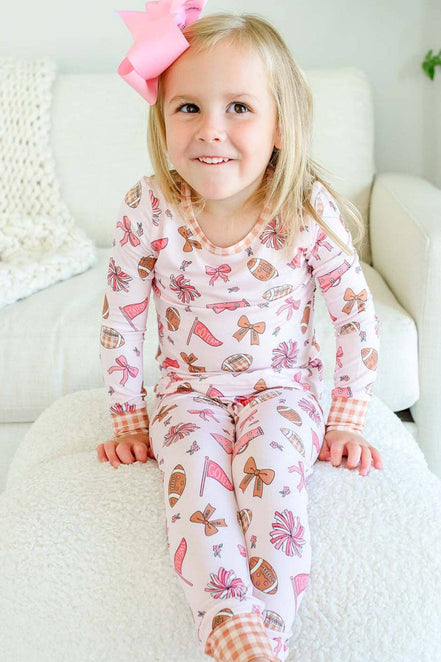 Two-Piece Bamboo Pajama Set | Huddles & Cuddles Pink