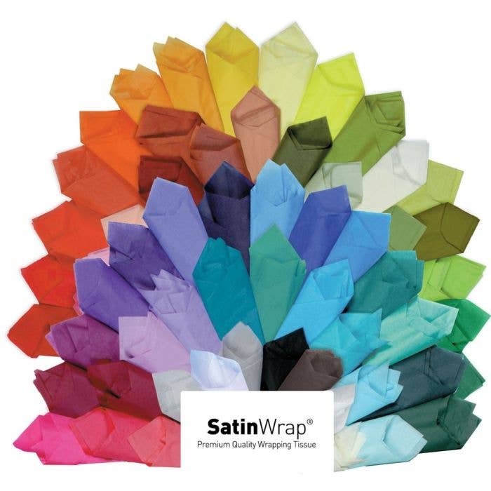 Satin Wrap Solid Color Tissue