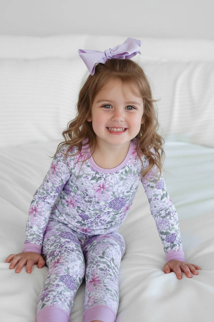 Two-Piece Pajama Set | Lavender Lullaby