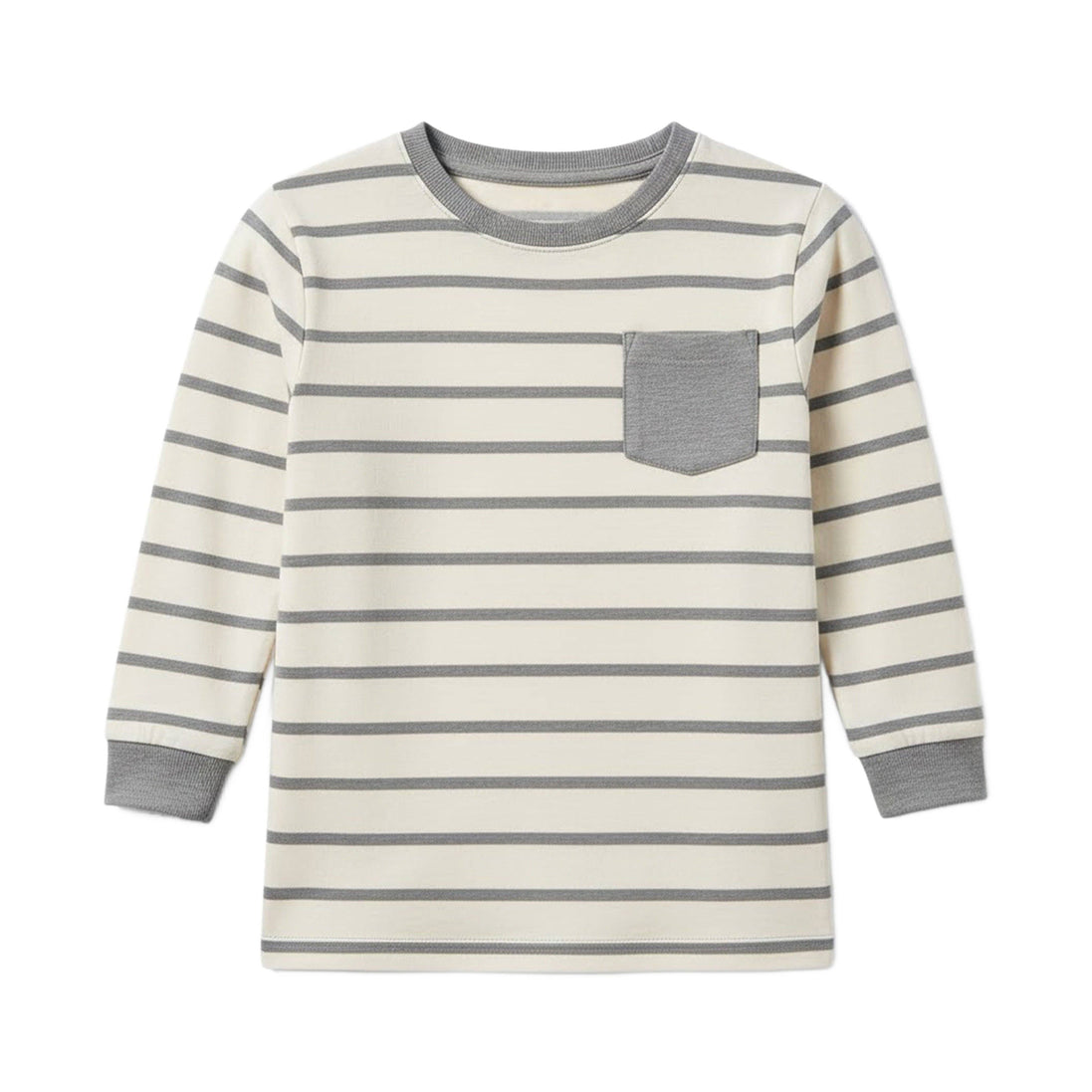 Perrin Long Sleeve Pocket Tee - Bob Stripe