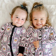 Halloween Glow-in-the-Dark Convertible Bamboo Zip Romper | Galloween