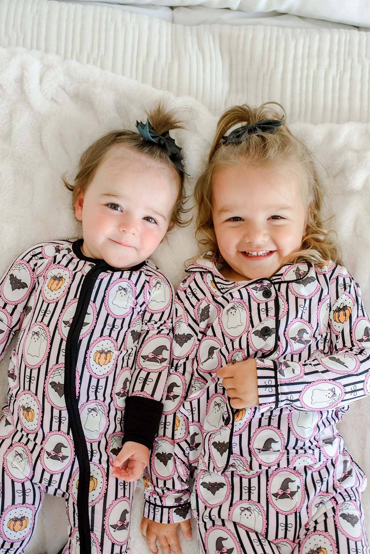 Halloween Glow-in-the-Dark Convertible Bamboo Zip Romper | Galloween