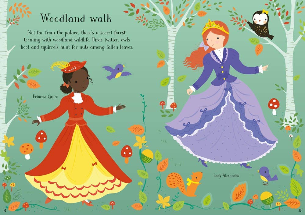 Little Sticker Dolly Dressing Princess : Usborne