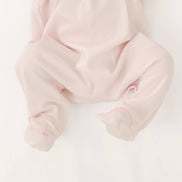 Anna Smocked Footie - Pink