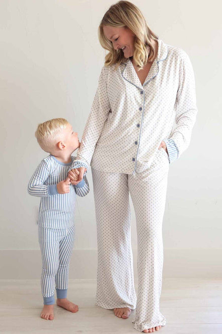 Two-Piece Pajama Set | Snuggle Stripes