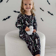 Halloween Glow-in-the-Dark Two-Piece Bamboo Pajama Set | Eye Want Candy