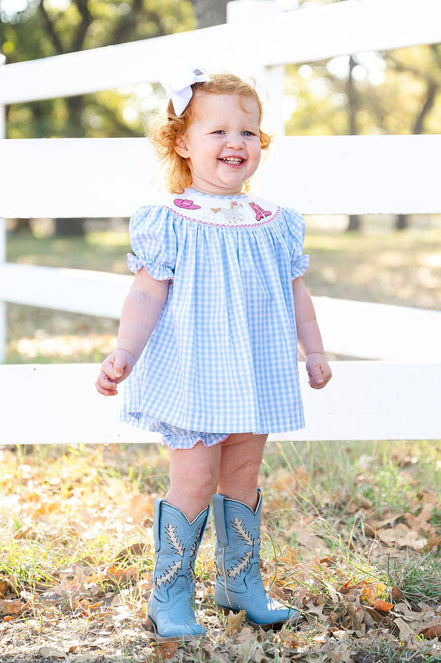 Rodeo Western Cowgirl Annabelle Bloomer Set