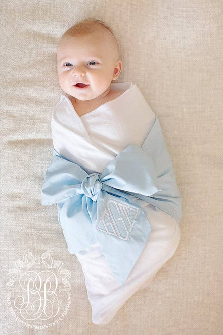 Bow Swaddle - Broadcloth