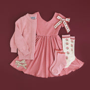 Posie Knee Socks - Old Rose