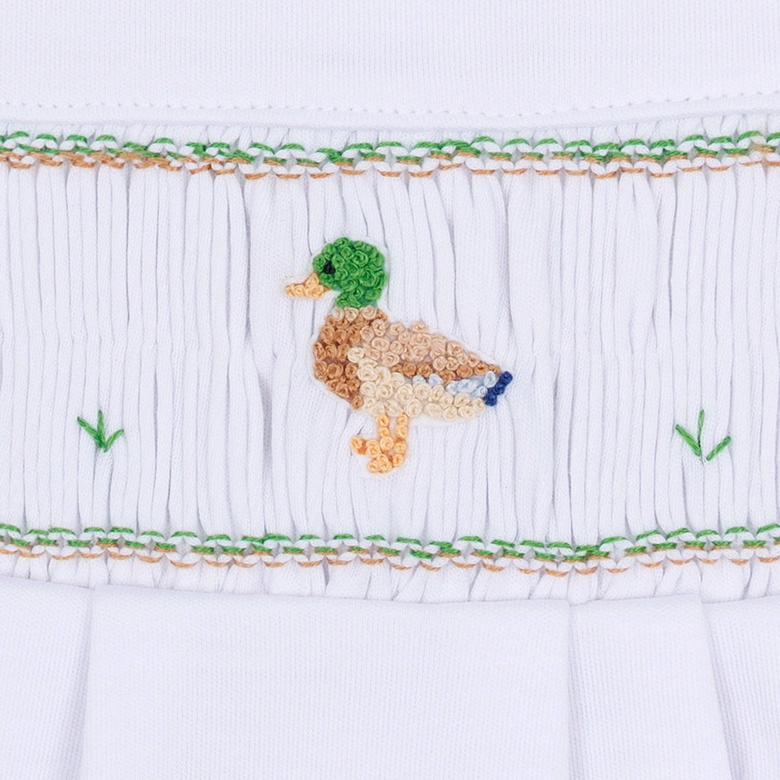 Mallard Moments Smocked Footie