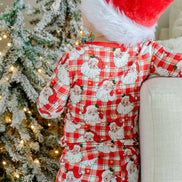 Christmas Bamboo Two-Piece Pajama Set | Cozy Claus