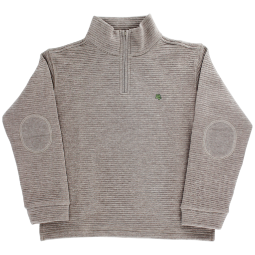 HALF ZIP-ALMOND