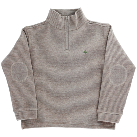 HALF ZIP-ALMOND