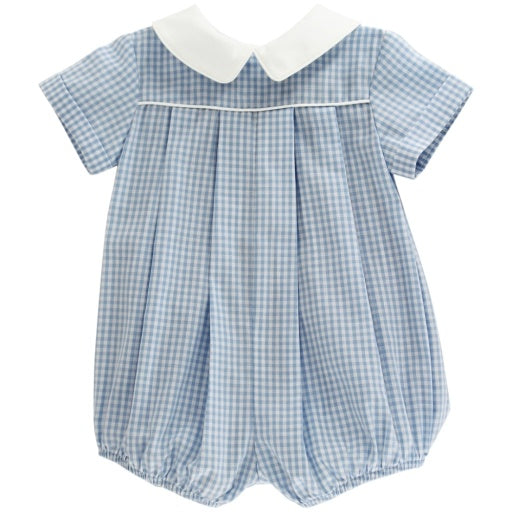 LT BLUE CHECK-DRESSY BUB SHORT