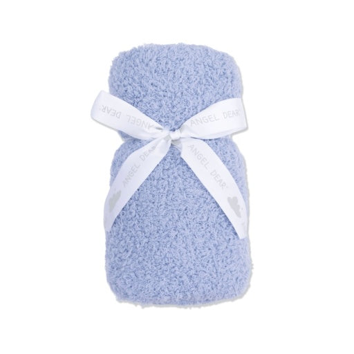 Chenille  - Dusty Blue Stroller Blanket