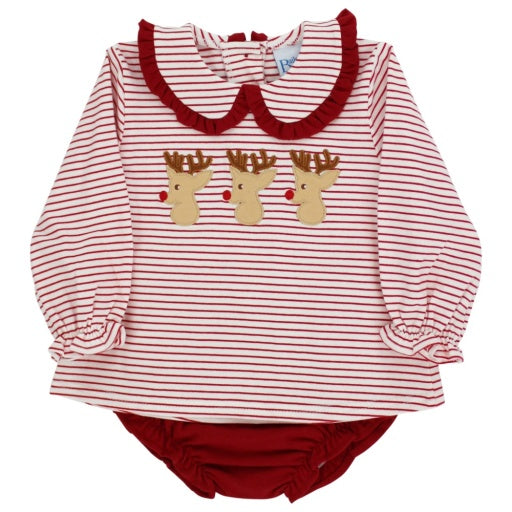 Rudy Reindeer Diaper Cover Set