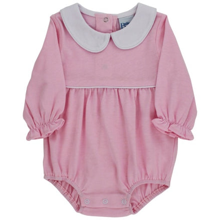 PINK KNIT-GIRLS L/S BUBBLE